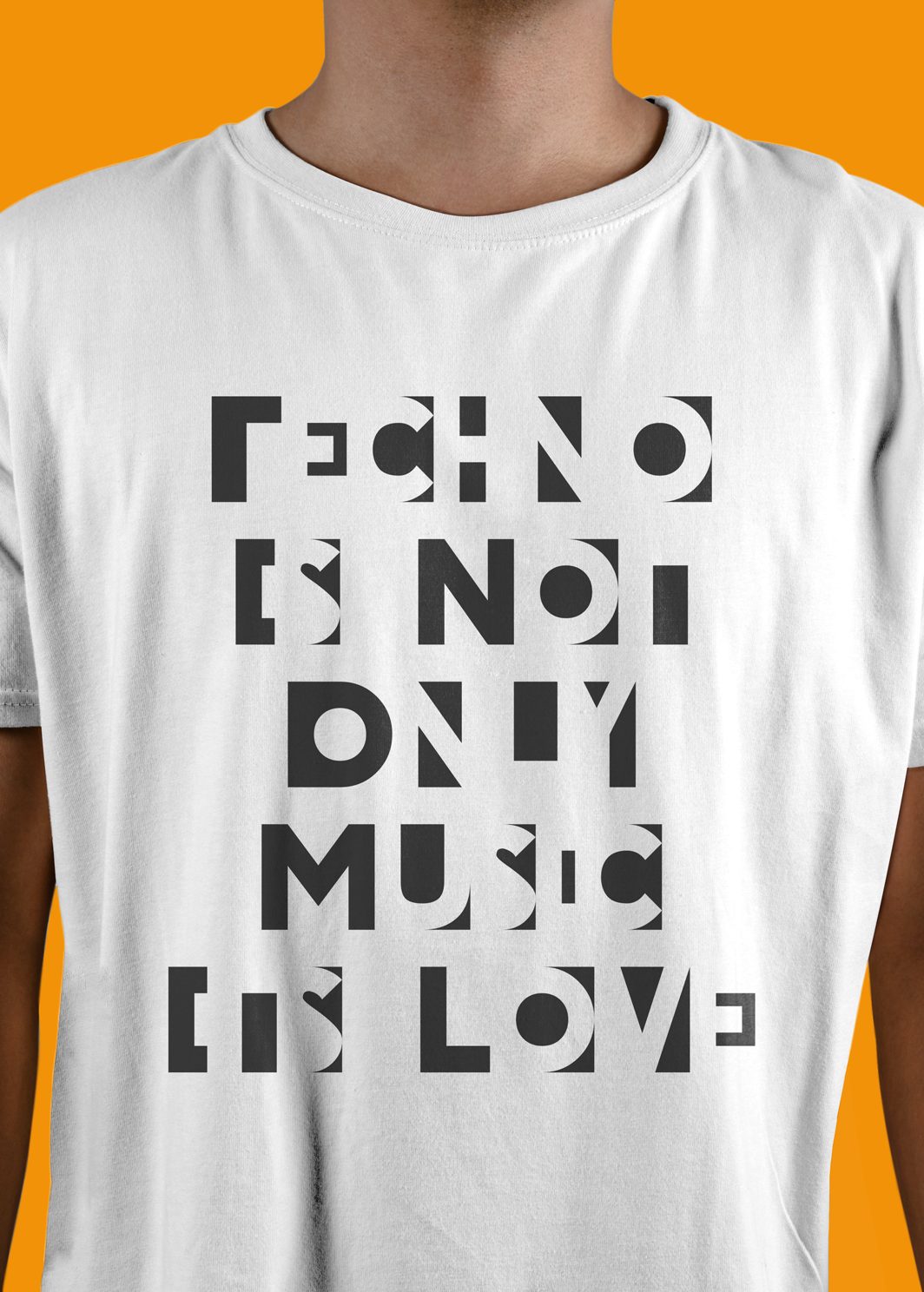 T-Shirt Techno Is Not Only Music It's Love