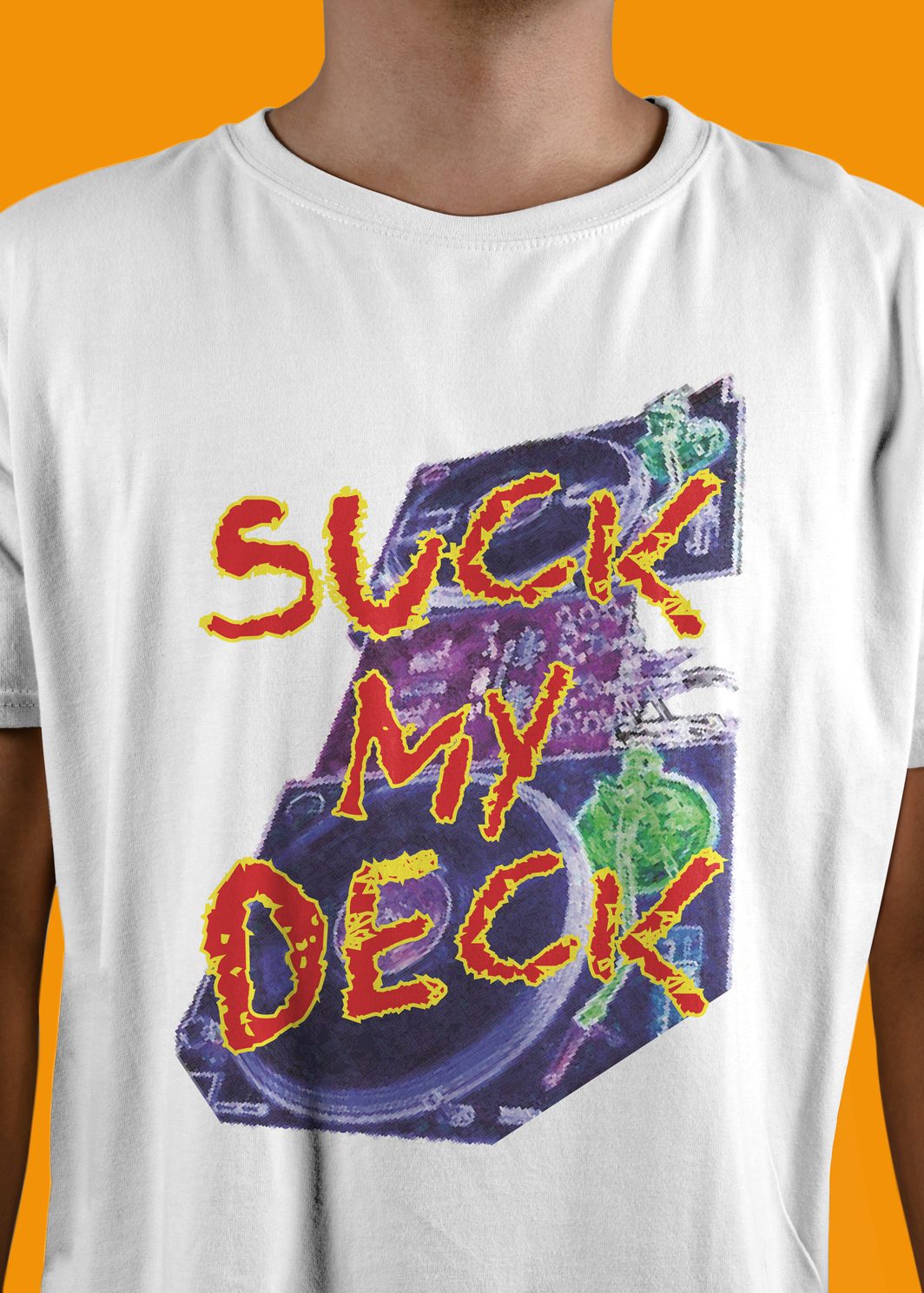T-Shirt Suck My Deck