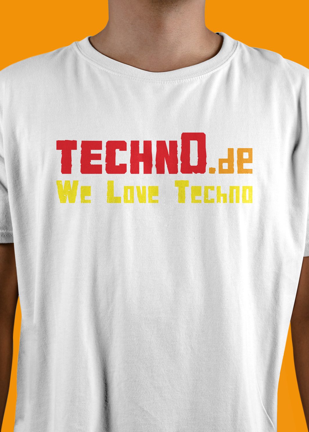 T-Shirt techn0.de - We Love Techno