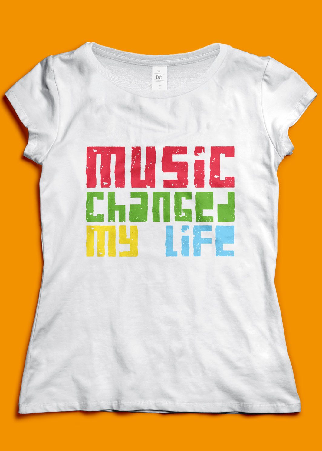 Weißes Frauen T-Shirt mit dem Text Music Changed My Life